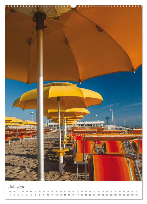 Rimini Die italienische Adriaküste (CALVENDO Premium Wandkalender 2026)