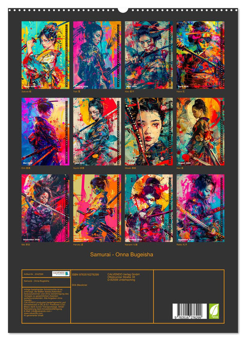 Samurai - Onna Bugeisha (CALVENDO Premium Wandkalender 2026)