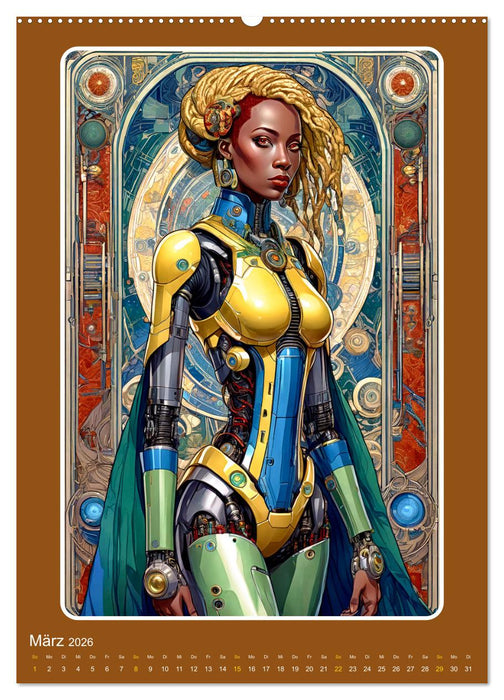 Weibliche Roboter (CALVENDO Wandkalender 2026)