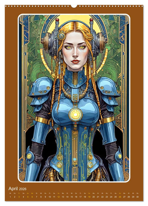 Weibliche Roboter (CALVENDO Wandkalender 2026)