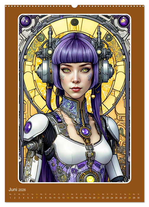 Weibliche Roboter (CALVENDO Wandkalender 2026)