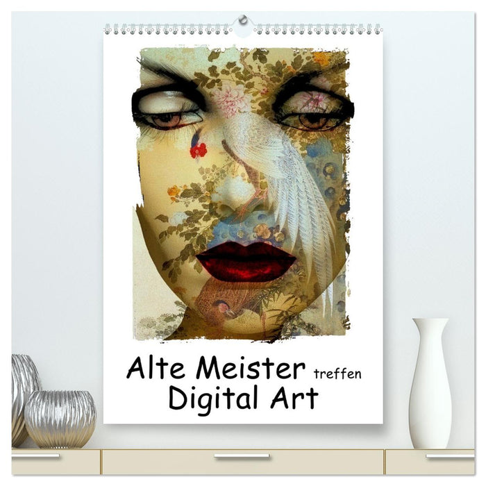 Alte Meister treffen Digital Art (CALVENDO Premium Wandkalender 2026)