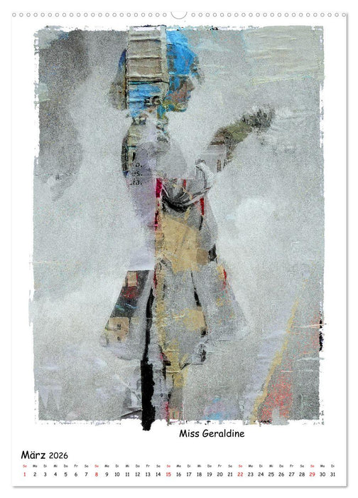 Alte Meister treffen Digital Art (CALVENDO Premium Wandkalender 2026)