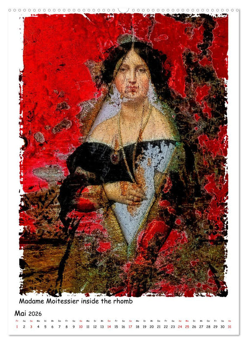 Alte Meister treffen Digital Art (CALVENDO Premium Wandkalender 2026)