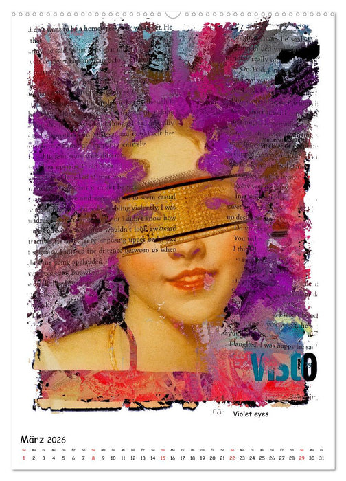 Moderne Collagen von Alten Meistern (CALVENDO Premium Wandkalender 2026)