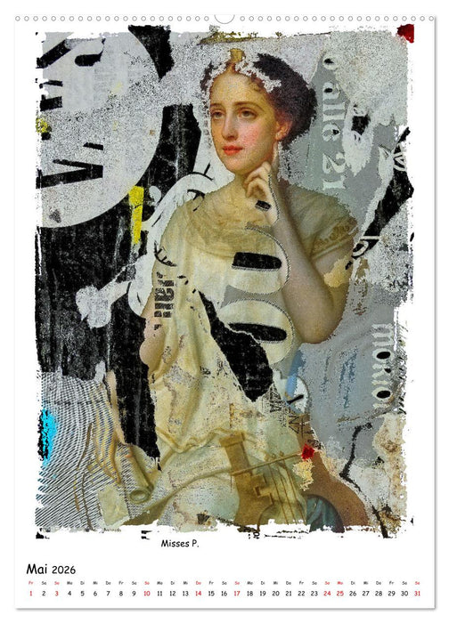 Moderne Collagen von Alten Meistern (CALVENDO Premium Wandkalender 2026)