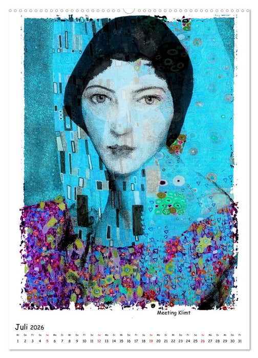 Moderne Collagen von Alten Meistern (CALVENDO Premium Wandkalender 2026)