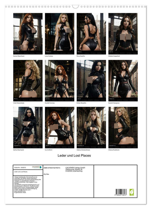 Leder und Lost Places (CALVENDO Wandkalender 2026)