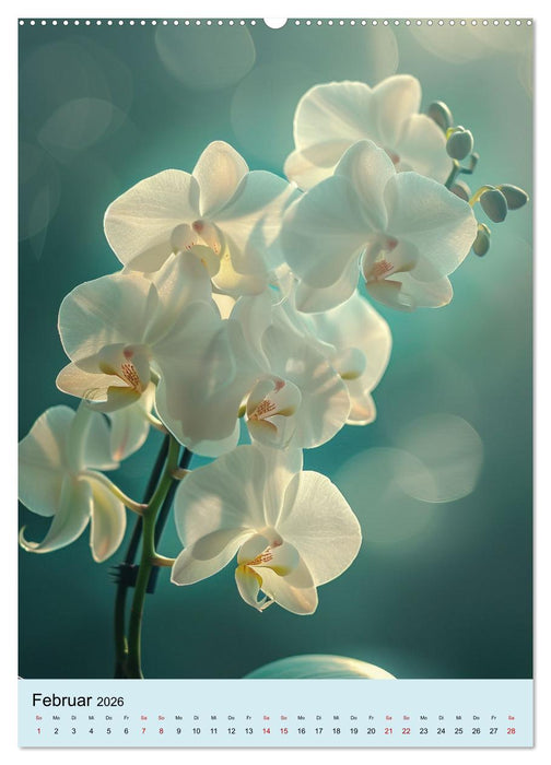 Orchideen Poesie (CALVENDO Wandkalender 2026)