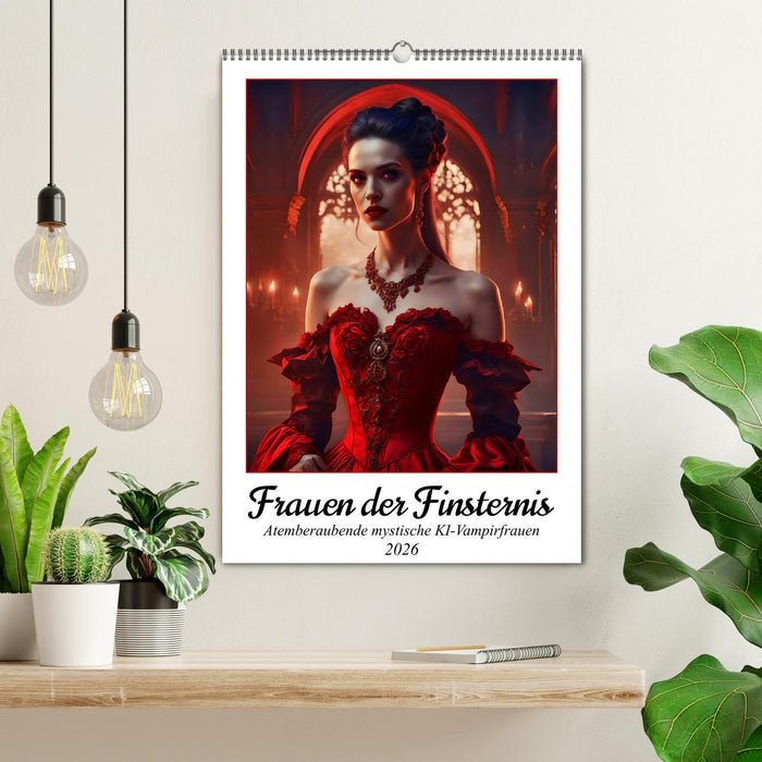 Frauen der Finsternis (CALVENDO Wandkalender 2026)