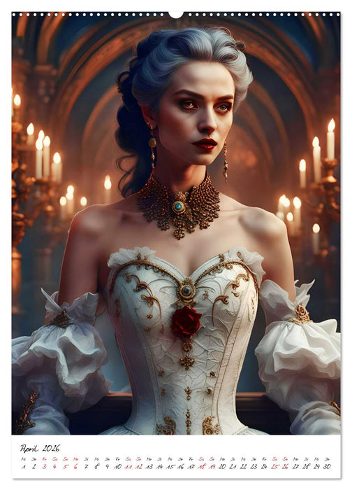 Frauen der Finsternis (CALVENDO Wandkalender 2026)