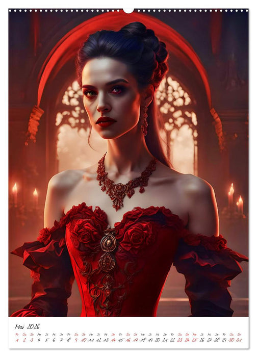 Frauen der Finsternis (CALVENDO Wandkalender 2026)
