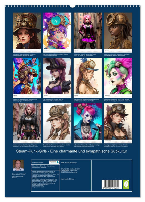 Steam-Punk-Girls - Eine charmante und sympathische Subkultur (CALVENDO Premium Wandkalender 2026)