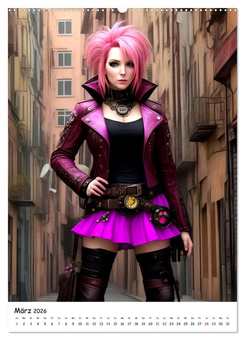 Steam-Punk-Girls - Eine charmante und sympathische Subkultur (CALVENDO Premium Wandkalender 2026)