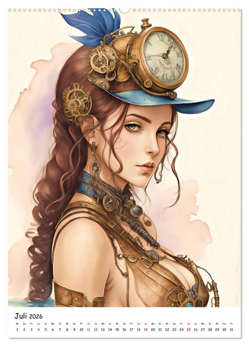 Steam-Punk-Girls - Eine charmante und sympathische Subkultur (CALVENDO Premium Wandkalender 2026)