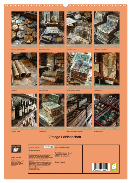 Vintage Leidenschaft (CALVENDO Premium Wandkalender 2026)