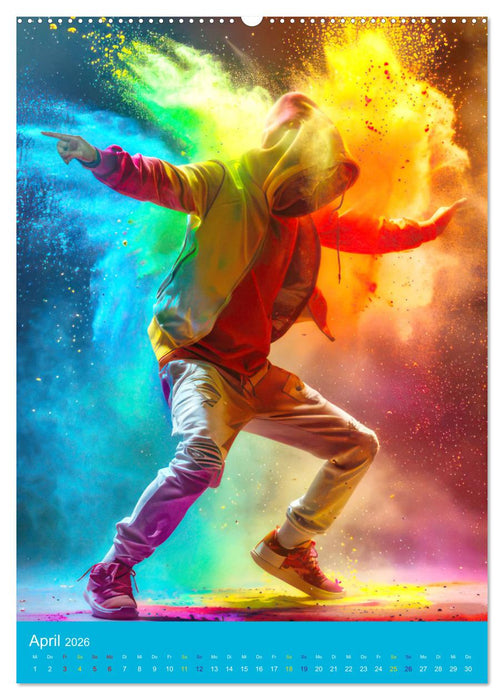 Hip-hop Begeisterung (CALVENDO Premium Wandkalender 2026)