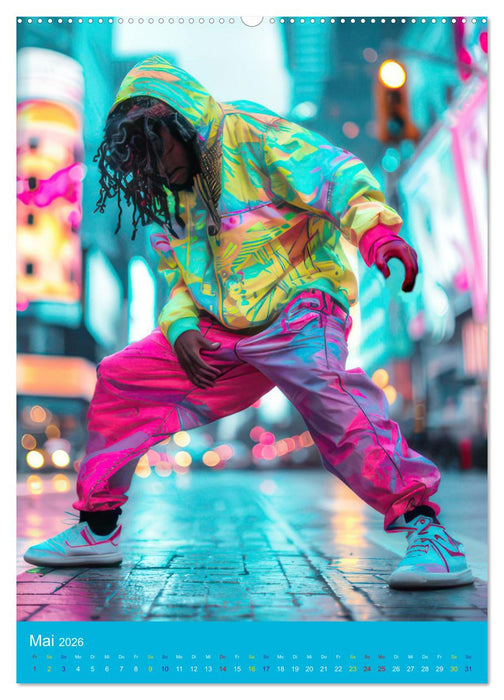Hip-hop Begeisterung (CALVENDO Premium Wandkalender 2026)