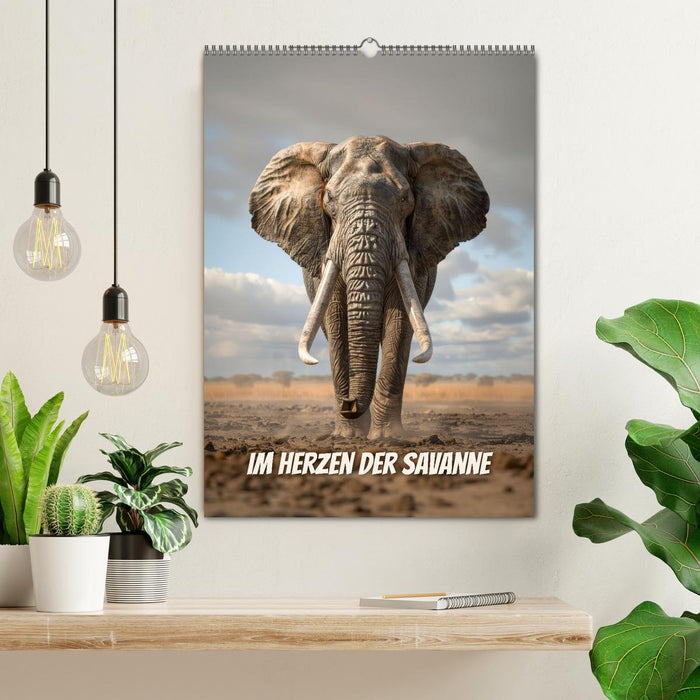 Im Herzen der Savanne (CALVENDO Wandkalender 2026)
