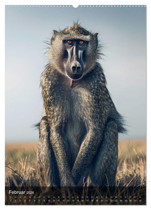Im Herzen der Savanne (CALVENDO Wandkalender 2026)