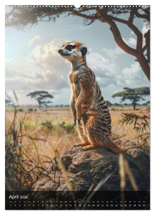 Im Herzen der Savanne (CALVENDO Wandkalender 2026)