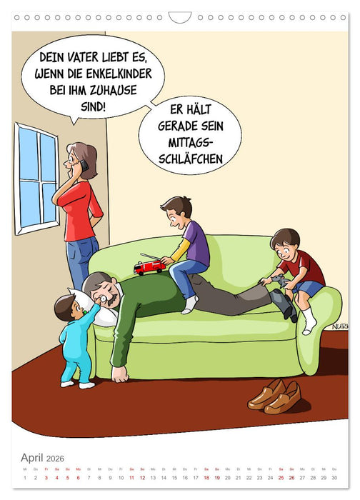 Okay, Boomer - Cartoons (CALVENDO Wandkalender 2026)