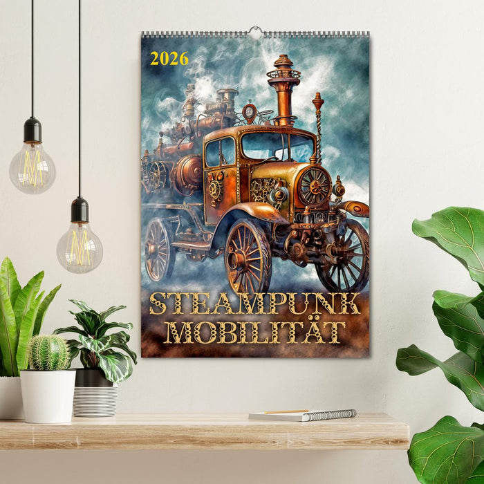 Steampunk Mobilität (CALVENDO Wandkalender 2026)