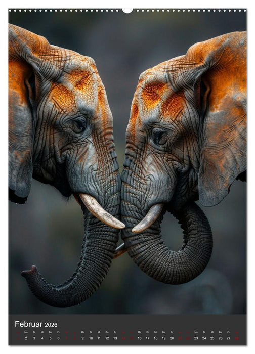 Elefantisch gut (CALVENDO Wandkalender 2026)