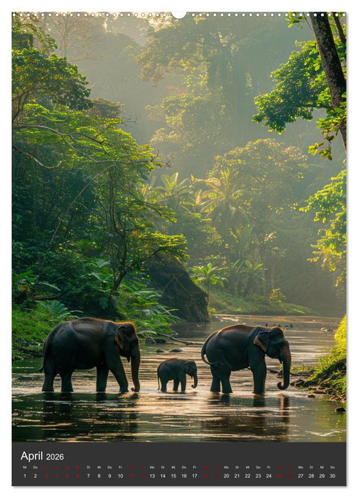 Elefantisch gut (CALVENDO Wandkalender 2026)