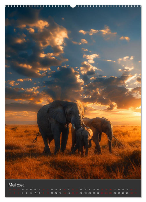 Elefantisch gut (CALVENDO Wandkalender 2026)