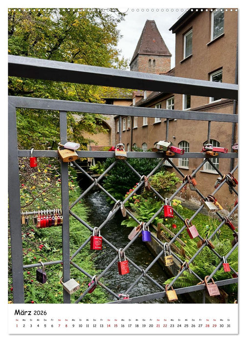 Unvergängliche Liebe - Liebesschlösser romantische Symbolik für die ewige Liebe (CALVENDO Premium Wandkalender 2026)