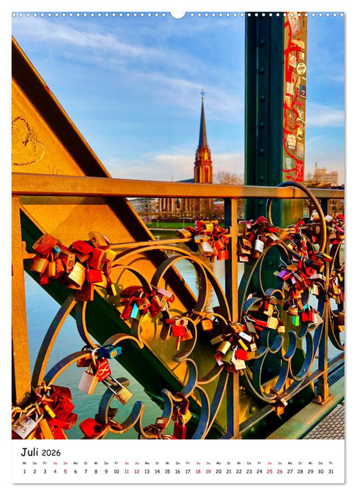 Unvergängliche Liebe - Liebesschlösser romantische Symbolik für die ewige Liebe (CALVENDO Premium Wandkalender 2026)