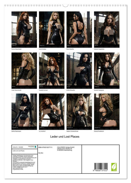 Leder und Lost Places (CALVENDO Premium Wandkalender 2026)