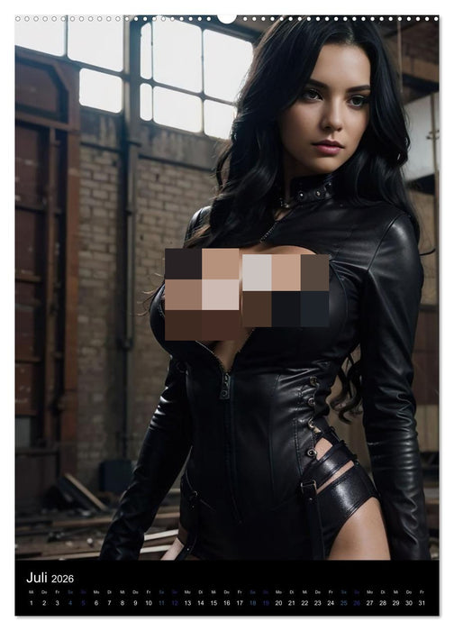 Leder und Lost Places (CALVENDO Premium Wandkalender 2026)