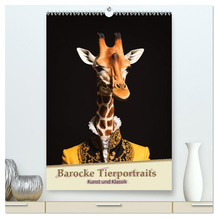 Barocke Tierportraits - Kunst und Klassik (CALVENDO Premium Wandkalender 2026)
