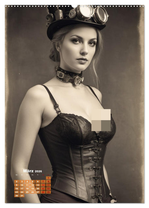 Steampunk erotisch (CALVENDO Wandkalender 2026)