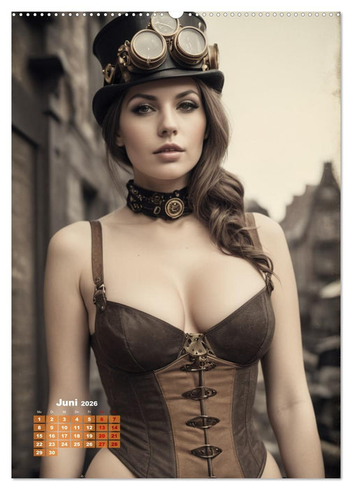 Steampunk erotisch (CALVENDO Wandkalender 2026)