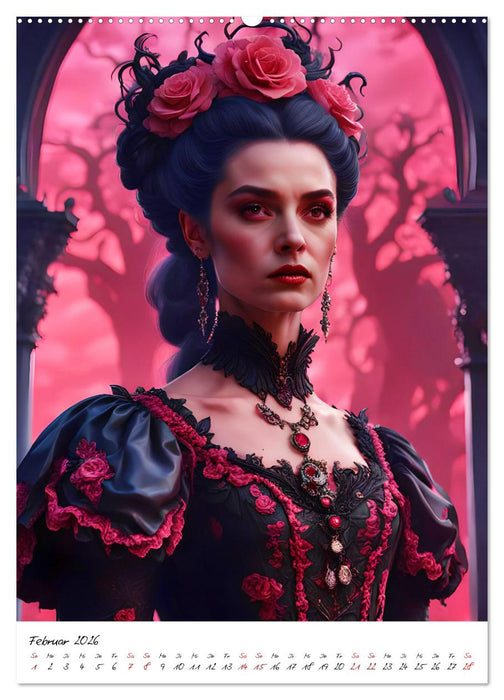 Frauen der Finsternis (CALVENDO Premium Wandkalender 2026)