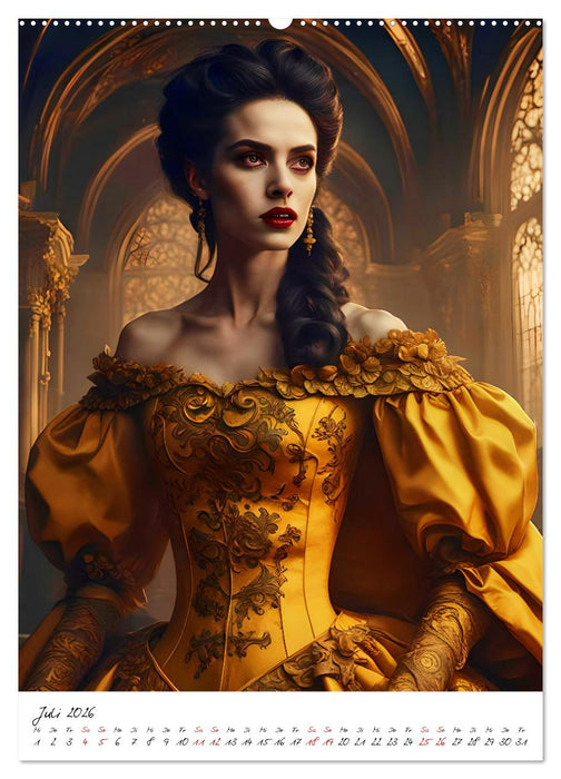 Frauen der Finsternis (CALVENDO Premium Wandkalender 2026)