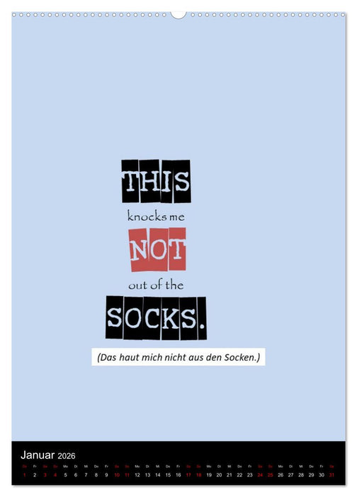 DENGLISCH oder was? (CALVENDO Premium Wandkalender 2026)