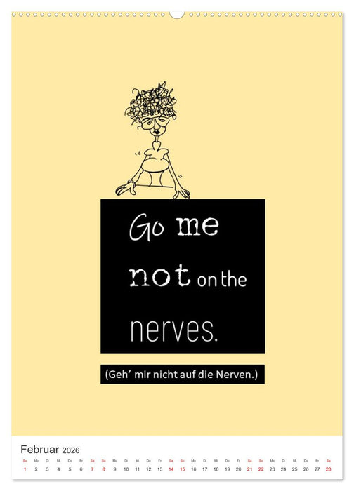 DENGLISCH oder was? (CALVENDO Premium Wandkalender 2026)