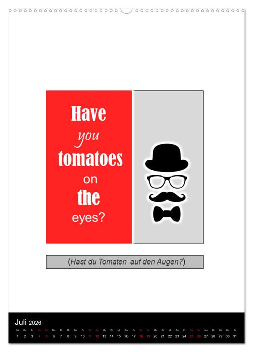 DENGLISCH oder was? (CALVENDO Premium Wandkalender 2026)
