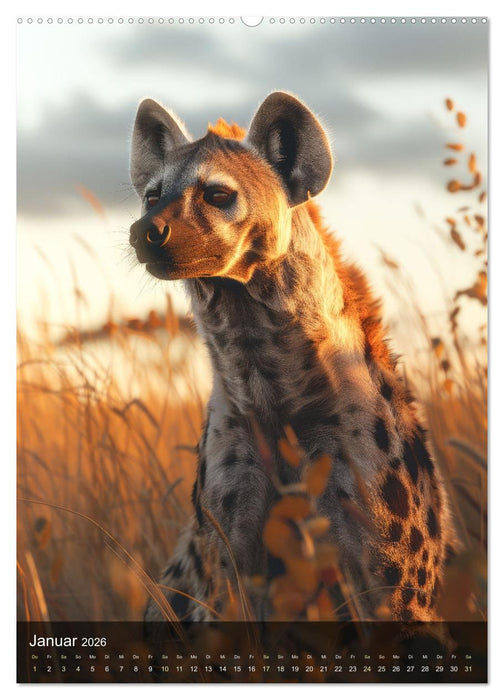 Im Herzen der Savanne (CALVENDO Premium Wandkalender 2026)