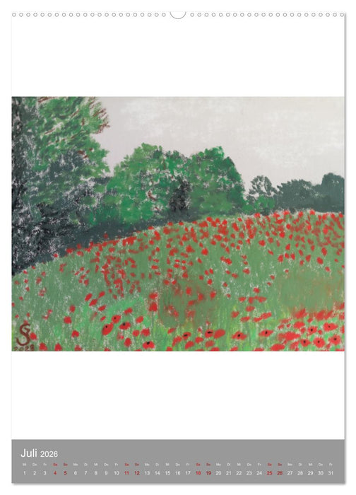 Atmosphärische Landschaft (CALVENDO Premium Wandkalender 2026)