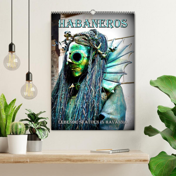 HABANEROS - Lebende Statuen in Havanna (CALVENDO Wandkalender 2026)