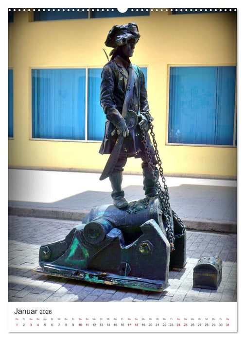 HABANEROS - Lebende Statuen in Havanna (CALVENDO Wandkalender 2026)