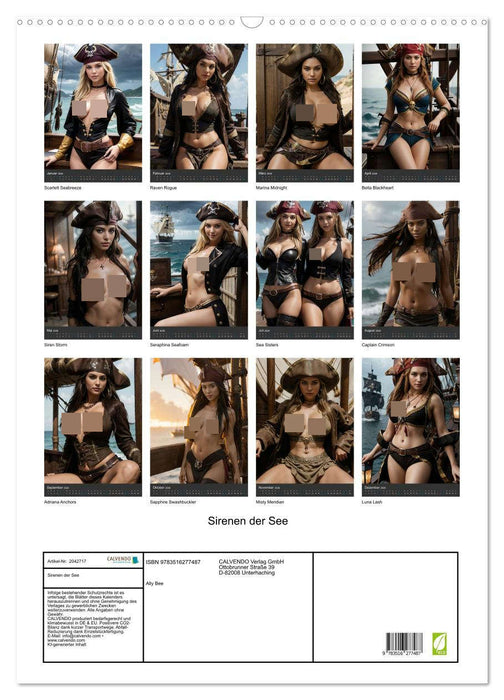 Sirenen der See (CALVENDO Wandkalender 2026)