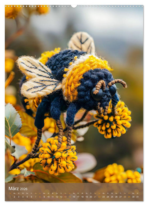 Filzige Waldbewohner - Ein Jahr tierisch niedlicher Filzhandarbeiten (CALVENDO Wandkalender 2026)