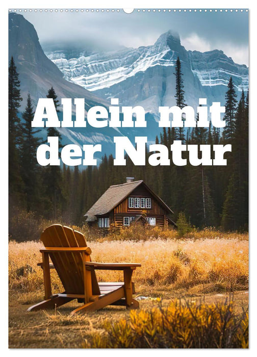 Allein mit der Natur (CALVENDO Wandkalender 2026)