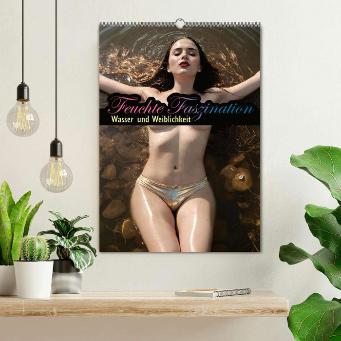 Feuchte Faszination - Wasser und Weiblichkeit (CALVENDO Wandkalender 2026)